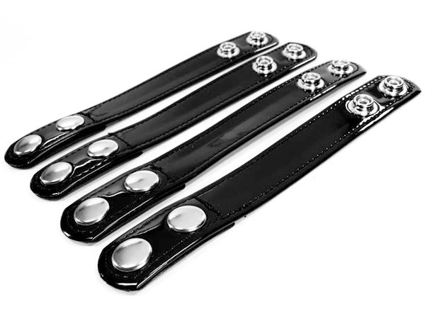 Duty Belt Bianchi AccuMold Belt Keepers 4-Pack For S (Black
