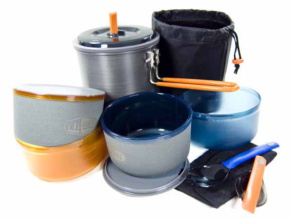 GSI HALULITE MICRODUALIST Backpacking Cookware for Two  