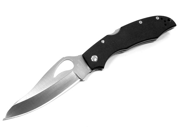 NEW Spyderco Byrd Cara Cara G-10 Knife Black Plain Edge